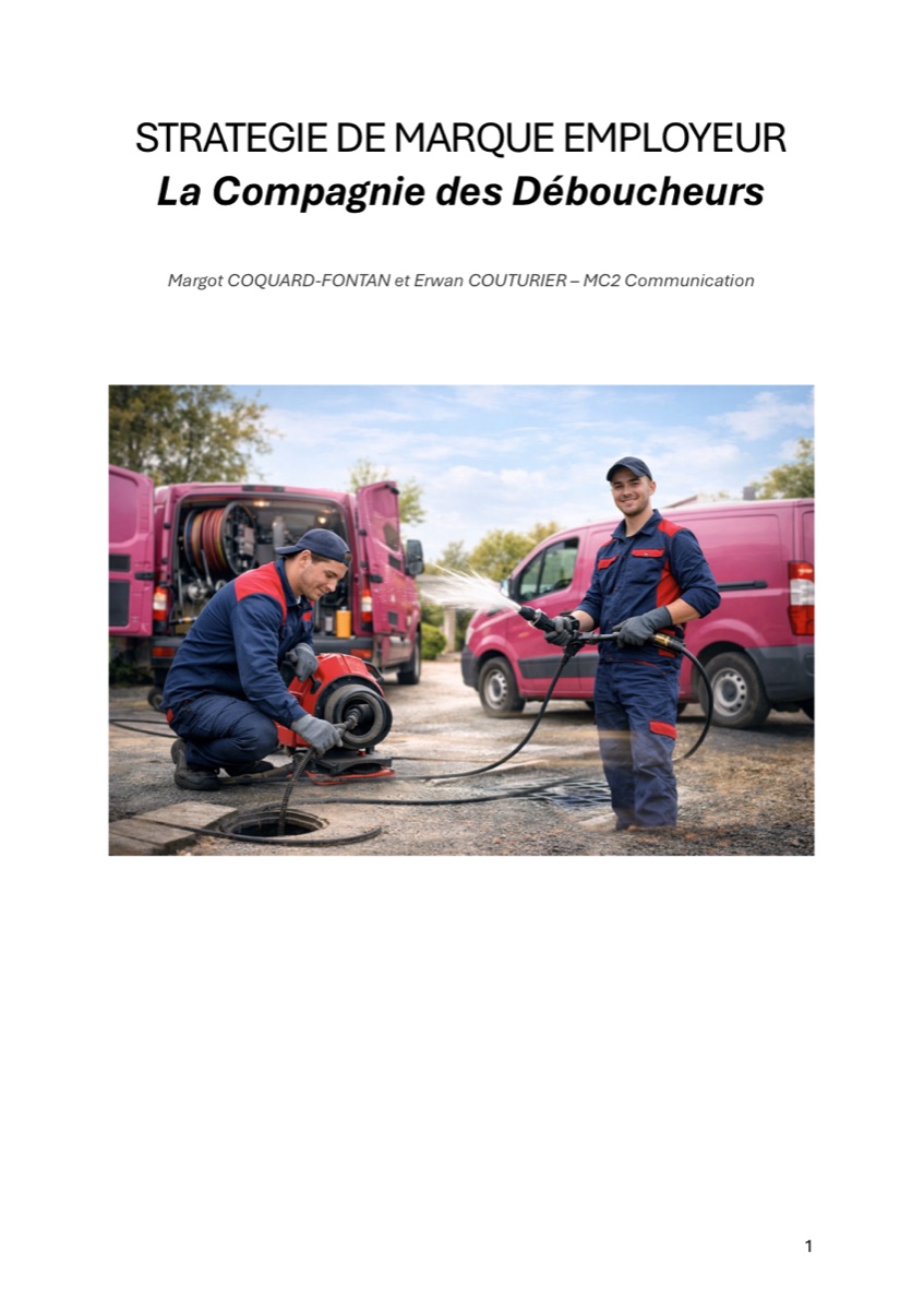 Aperçu du dossier de marque employeur pour La Compagnie des Déboucheurs