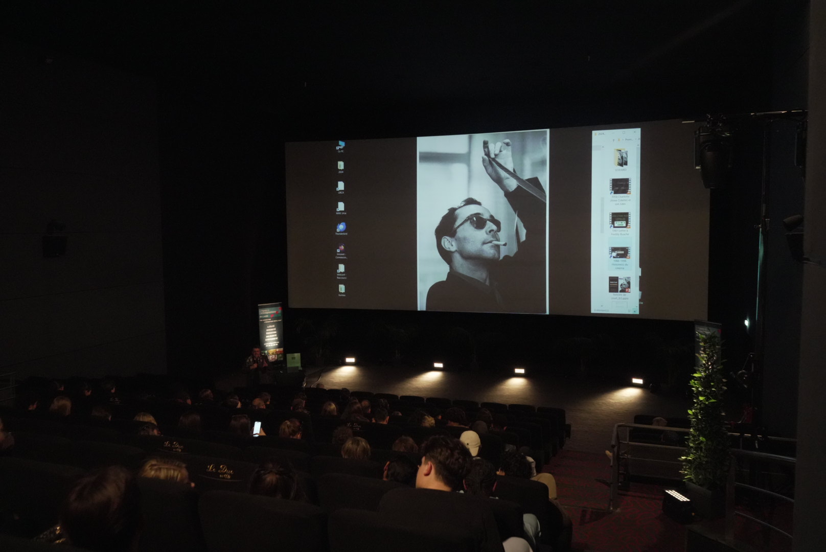 Projection d'un film