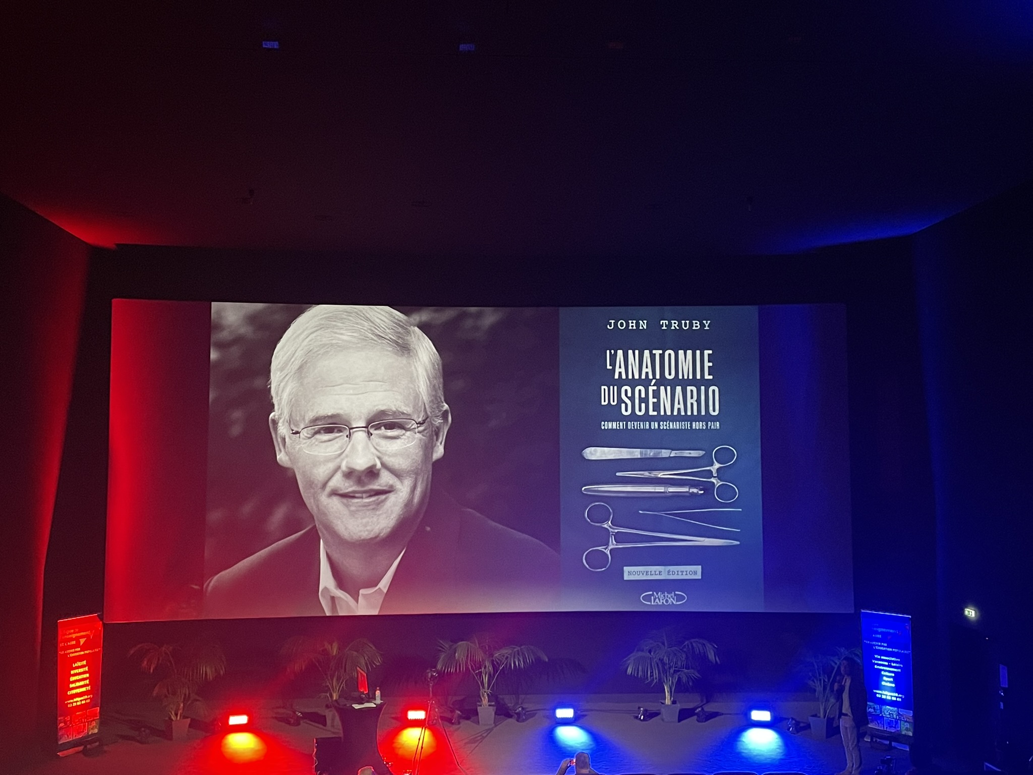 Projection d'un film